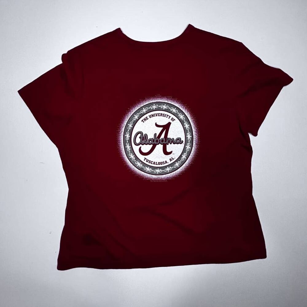 Alabama Crimson Tide T-Shirt Oarsman for Her Womens Large Short Sleeve Roll Tide